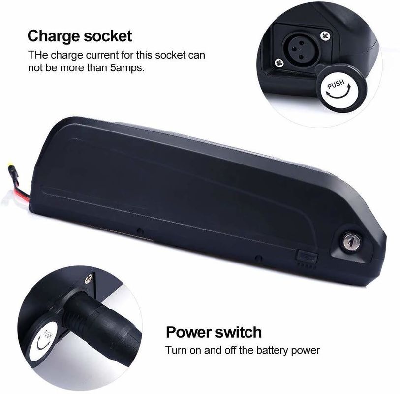 48V Ebike Bataryası 13s5p 3500mAh Hücreler Bataryası 17.5ah Lityum İyon Bataryası Elektrikli Bisiklet için