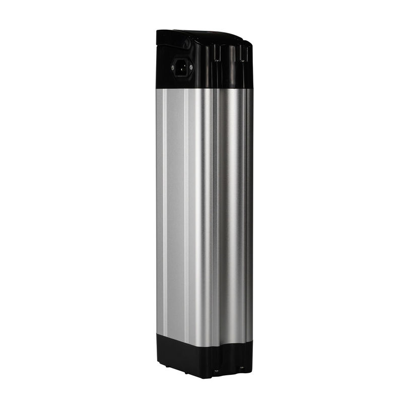 Gümüş Balık E Tipi E Bisiklet Bataryası 1000W 24V 36V 48V 10ah 15ah 20ah E-Scooter Bataryası Bisiklet Bataryası 18650 Cell Downtube Akku Vakum Temizleyici Batarya Paketi