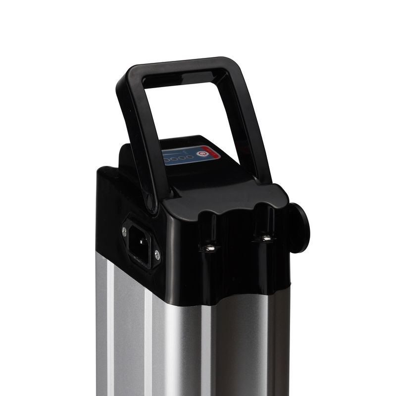 Gümüş Balık E Tipi E Bisiklet Bataryası 1000W 24V 36V 48V 10ah 15ah 20ah E-Scooter Bataryası Bisiklet Bataryası 18650 Cell Downtube Akku Vakum Temizleyici Batarya Paketi
