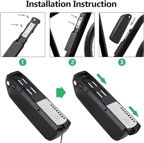Li Ion Bosch Powerpack 400 Pil, 12 saat 15.6 saat 36V Ebike Pil Elektrikli Bisiklet için