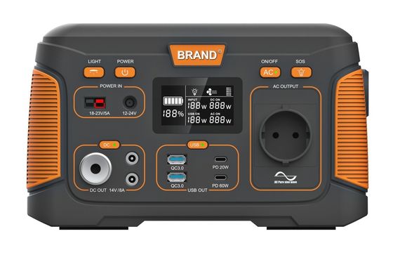 300W Güneş Jeneratörü Taşınabilir Güç Santrali 14.8V 20.8ah Açık Hava Kampı için