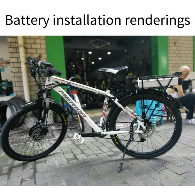 Lityum Şarj edilebilir Ebike Pil 48V 10.4Ah 11.6Ah 13Ah E-Go Wondervelo Hapex 0