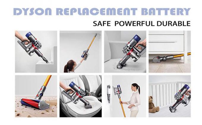 DC31B Dyson Kablosuz Vakum Pil derin döngü 22.2V 2.2Ah vakum temizleyici için 4