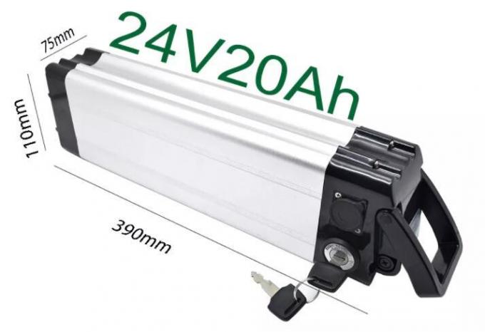 36V 13h 468 Wh Gümüş Balık Ebikes Pil Üst Serbestleme RCA Şarj Portu 0