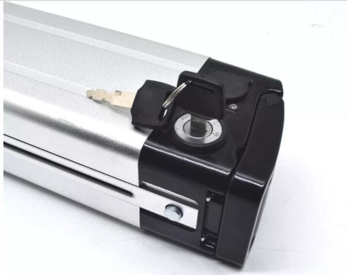 36V 13h 468 Wh Gümüş Balık Ebikes Pil Üst Serbestleme RCA Şarj Portu 3