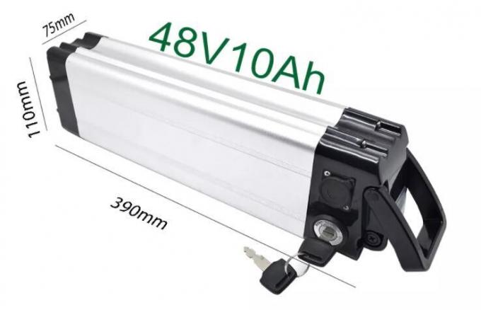 36V 13h 468 Wh Gümüş Balık Ebikes Pil Üst Serbestleme RCA Şarj Portu 2