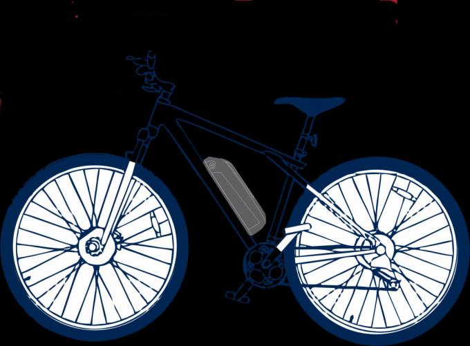 Yeniden şarj edilebilir 36V 14.5ah 522wh Hailong Downtube 4 Pin Dmegc Ebike Pil 1