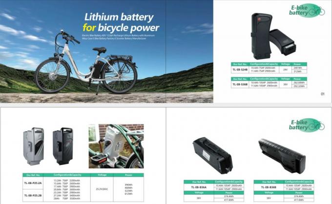 Toptan Değiştirme Mifa Samsung Zhenlong 48V Lityum Pil Elektrikli Araç Bisiklet E-bisiklet Pil 9